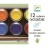 12 pastilles de Gouache