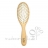 ACCESSOIRES - Brosse cheveux à picots en bois - 22cm