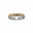 Alliance argent et plaqué or 4 mm