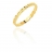 Alliance or jaune fantaisie. Bague de mariage 2 mm