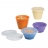 Babysun nursery 5 tupperwares multicolores