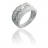 Bague argent et oxyde de zirconium