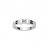 Bague argent rhodie et diamant 2 rangs taille 50 (50.52.54.56.58