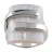 Bague argent rhodié et nacre blanche- Elixès