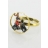 Bague Femme scooter doré Paris Carte Postale