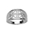 Bague filigrane sans pierre argent 48.50.52.54.56.58