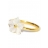 Bague Fleur blanche wild