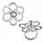 Bague<a title='composition florale pour la saint-valentin' href='http://www.familyby.com/boutiques/detailCategorie/4211' style='text-decoration:none; color:#333'><strong> fleur</strong></a> découpée + boule argent