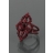 Bague La Scala losange rouge