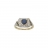BAGUE SAPHIR ET DIAMANTS