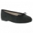 Ballerines HIRICA Ingrid Velours Femme Noir