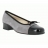 Ballerines HIRICA Orly Velours Femme Gris + Noir