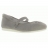 Ballerines PALLADIUM Lola Cash Cuir Enfant Gris