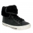 Baskets & Tennis Mode ASH Vanna Cuir + Fourrure Femme Noir