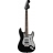 Black and Chrome Standard Stratocaster HSS