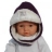 Bonnet Fynn Laine bouillie - Violet