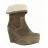 Bottines FRU.IT 4171 Velours + Fourrure Femme Taupe