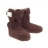 Bottines Laine bouillie - Chocolat