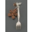 Boucle d'Oreilles Petite Fourchette
