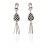 Boucles d'oreille argent collection ELLE