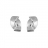 Boucles d'oreille clip argent rhodié