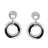 Boucles d'oreilles acier femme cercle
