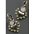 Boucles d'oreilles AFRICAINS coeurs blancs