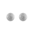 Boucles d'oreilles argent boule 8mm givrée fermoir tige