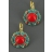 Boucles d'oreilles CALANQUES Les Goudes rouges