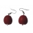 Boucles d'oreilles Chikonaret rouge