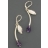 Boucles d'oreilles dormeuses GOUTTE DE ROSEE