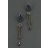 Boucles d'oreilles Longues ALHAMBRA Bleu