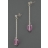 Boucles d'oreilles pierres