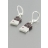 Boucles d'oreilles tablettes de <a title='Offrir du chocolat à la saint-valentin' href='http://www.familyby.com/boutiques/detailCategorie/4222' style='text-decoration:none; color:#333'><strong>chocolat</strong></a>