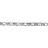 Bracelet 1+1 9mm 21cm argent