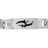 Bracelet acier gourmette gravure tribal noir