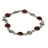 Bracelet Argent & Ambre Spirale cognac