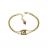 Bracelet Doré GUESS G Strass