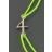 Bracelet Fil Vert Number Silver 4