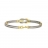 Bracelet Jonc or et acier 18cm