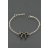 Bracelet Noeud gris