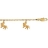Bracelet pampilles cheval plaqué or
