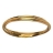 Bracelet trio diamètre 66mm plaqué or