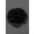 Broche<a title='composition florale pour la saint-valentin' href='http://www.familyby.com/boutiques/detailCategorie/4211' style='text-decoration:none; color:#333'><strong> fleur</strong></a> noire