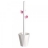 Brosse WC Cherry blossom Couleur Blanc Matière ABS