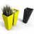 Cache pot déco jaune Couleur Jaune Matière Polyethylène