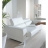 Canapé design cuir Barcelona télécommandé Couleur Blanc Matière Cuir