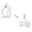 Carte argent sur mesure