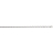 Chaine cheval 3mm 45cm argent