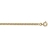 Chaine gourmette 2,5mm 45cm plaqué or
